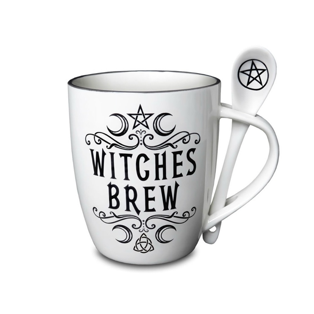New with tag Alchemy of England Witches Brew Mug & Spoon Set